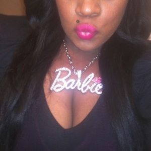 Barbie Logo Bling Chain